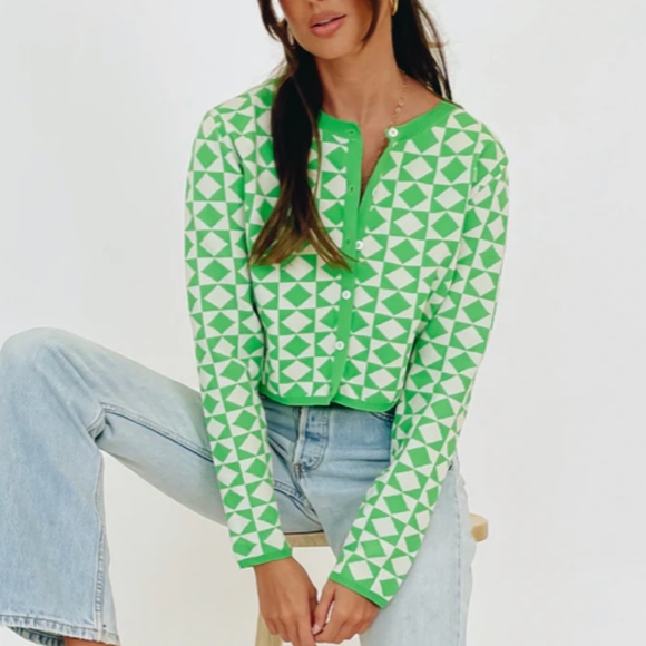 NWT Verge Girl Button Front Cardigan - Picture 2 of 4